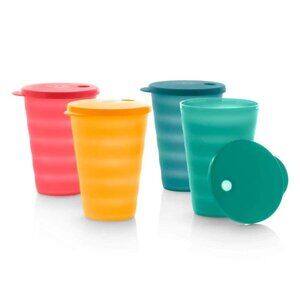 NWT Impressions 16 oz Tumblers with Straw Seals